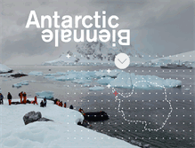 Tablet Screenshot of antarcticbiennale.com